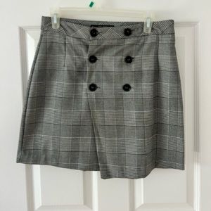 Zara Plaid Skirt - Small